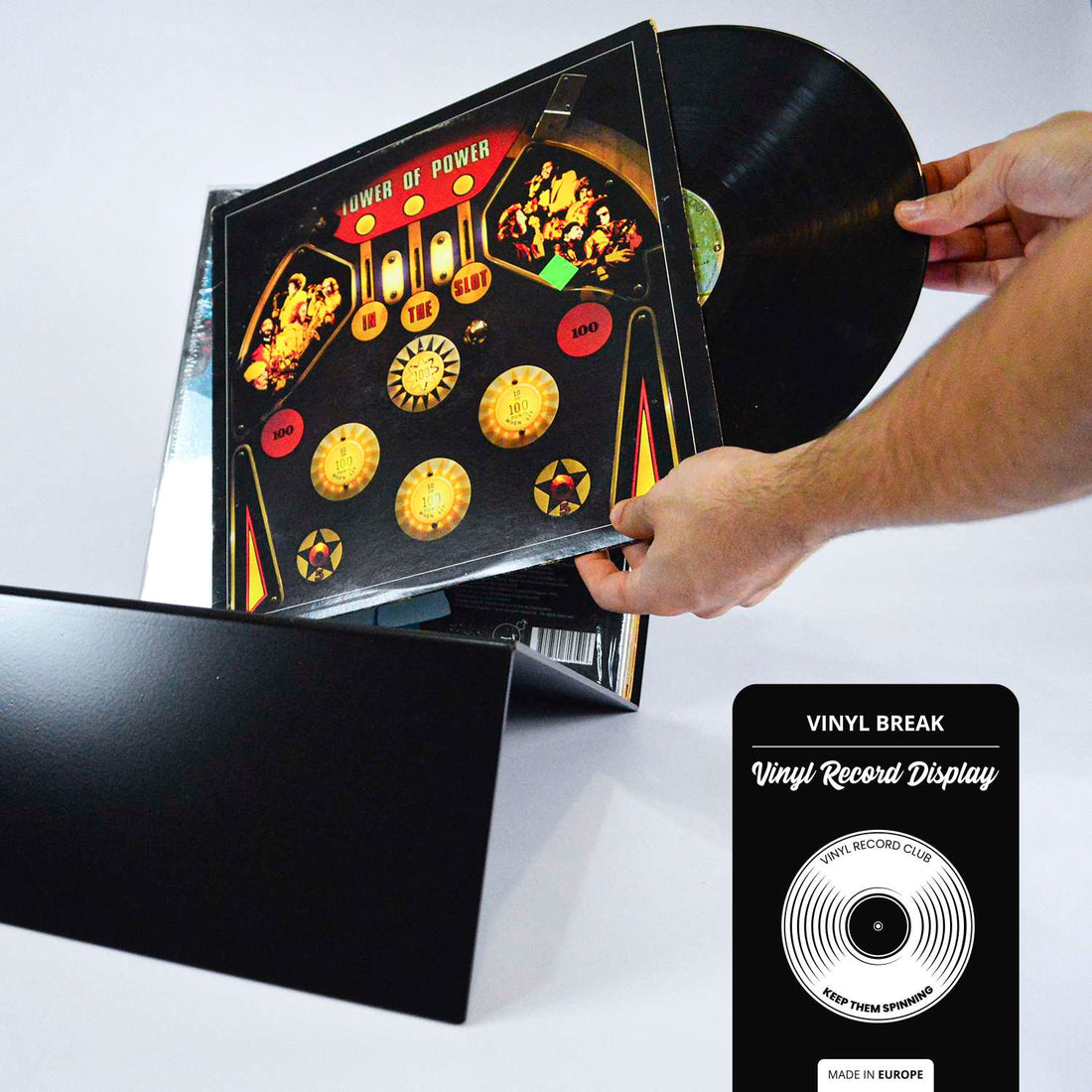 Soporte Expositor para 50 Discos de Vinilos