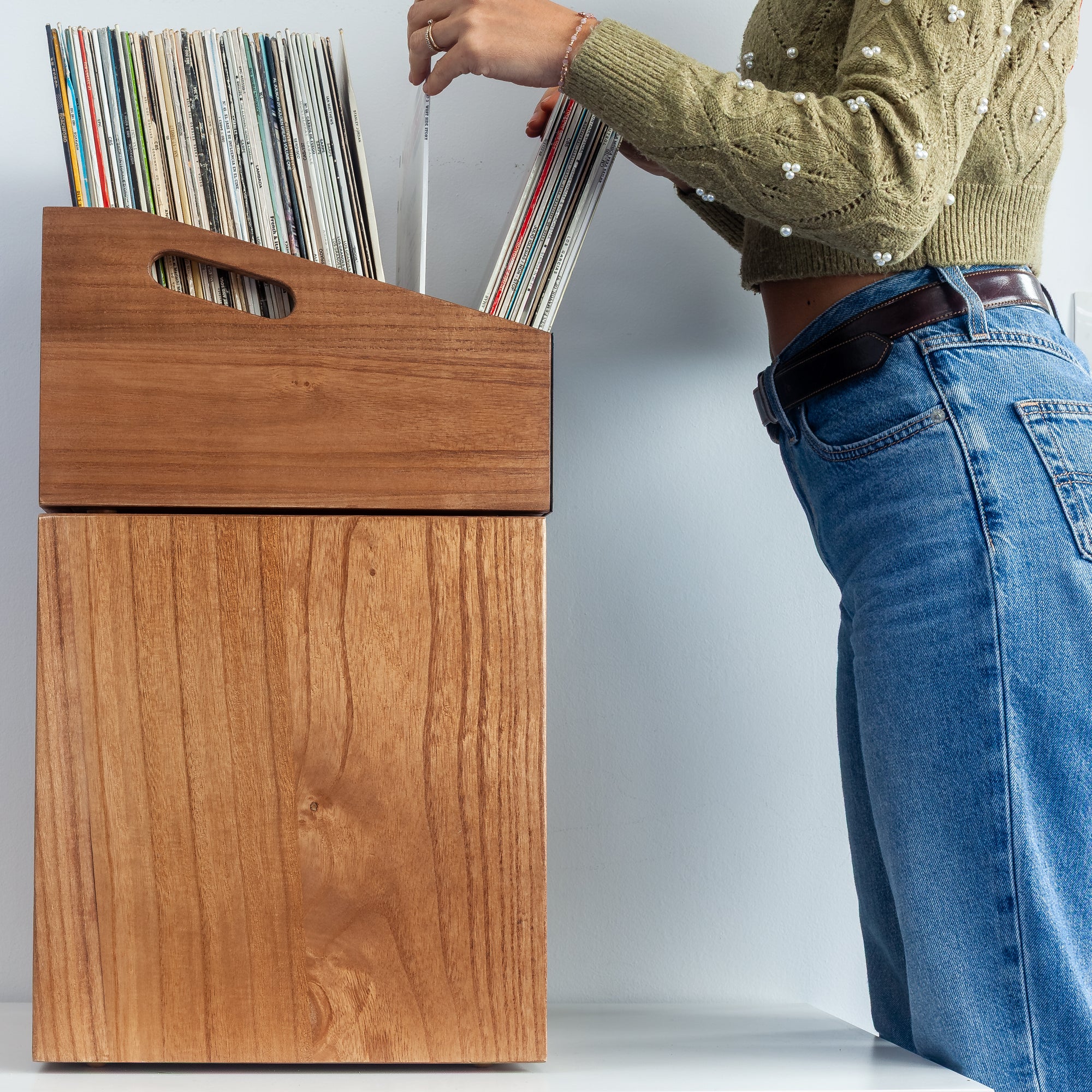 Mueble para vinilos