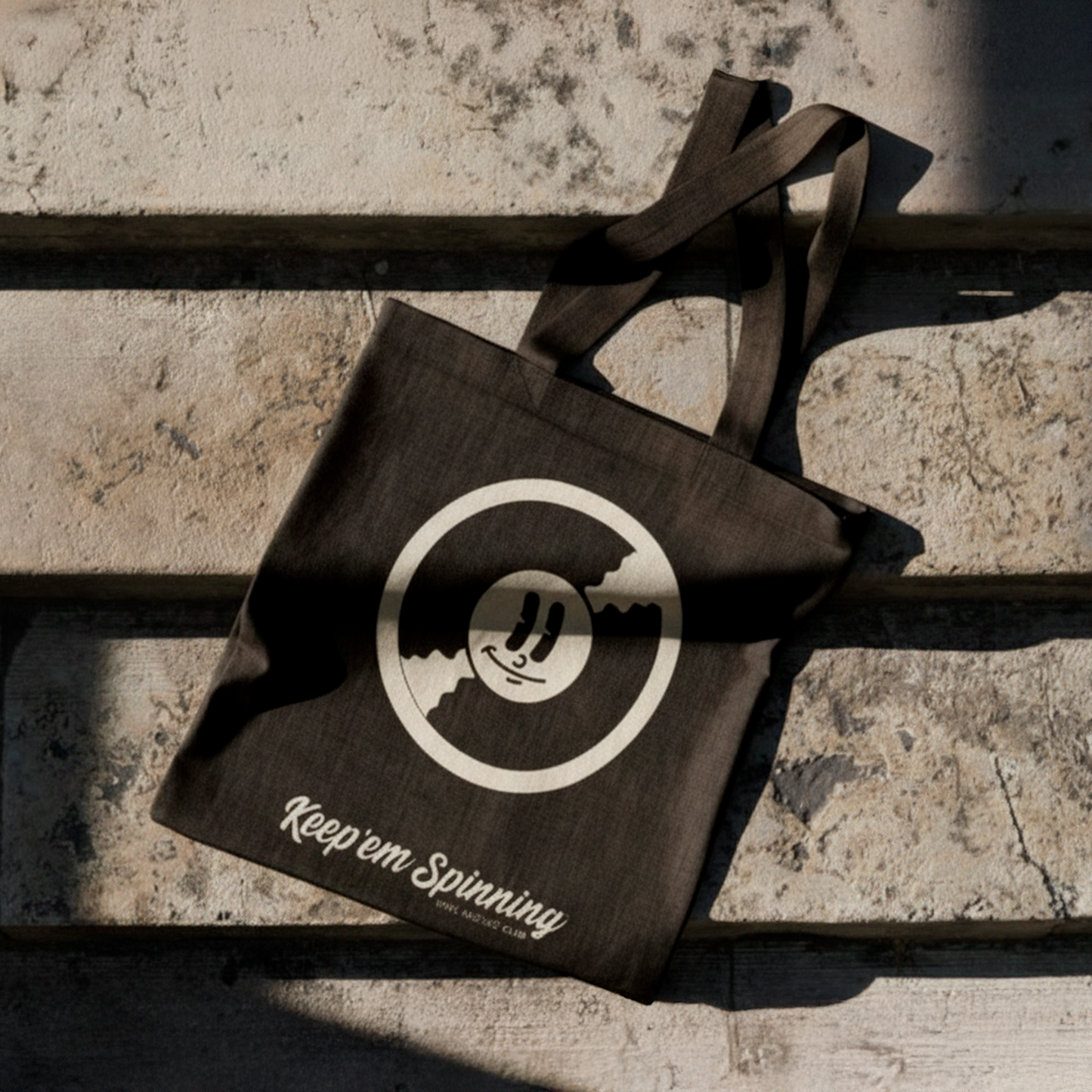 Bolsa Keep Them Spinning para discos de vinilo