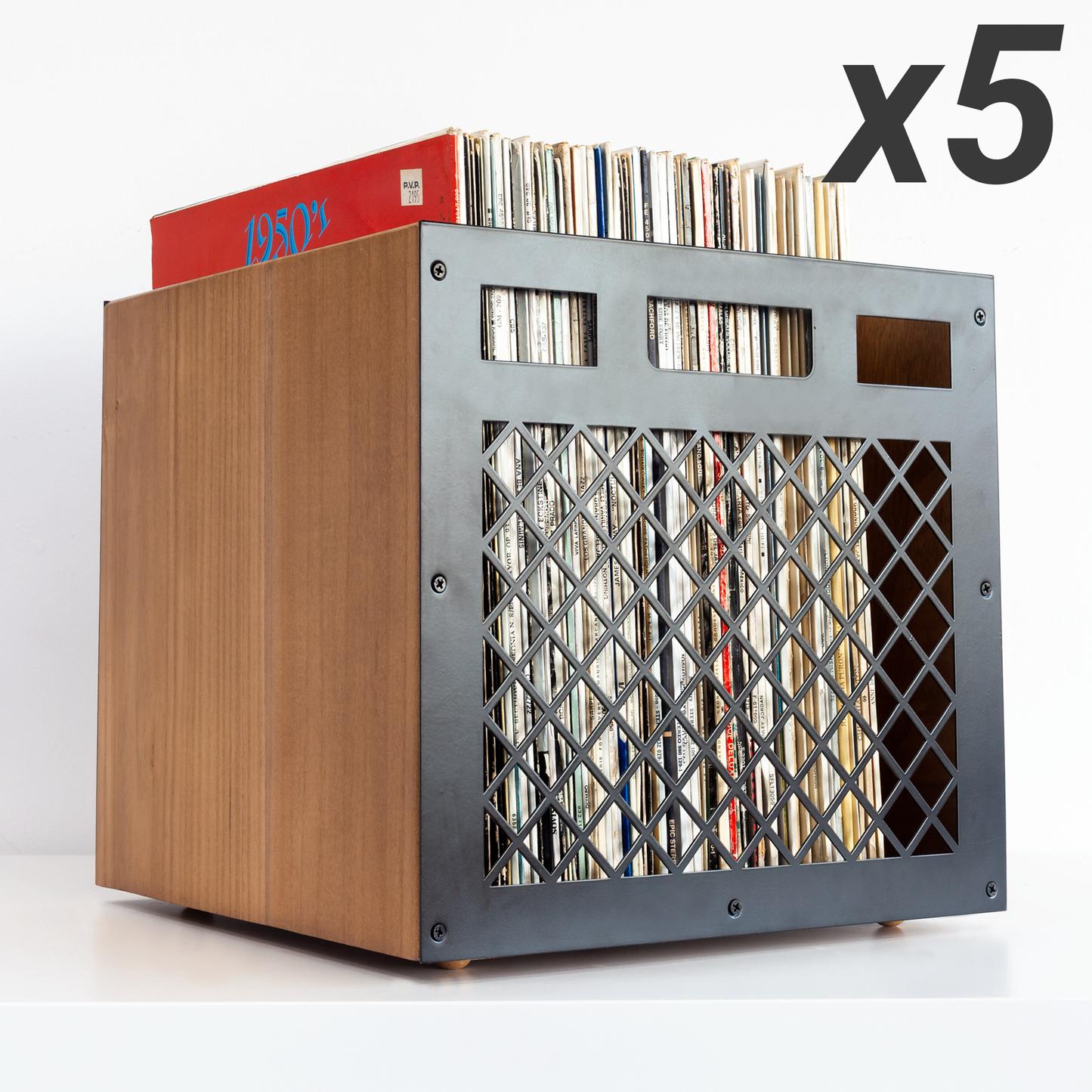 Vinyl Record Box x5
