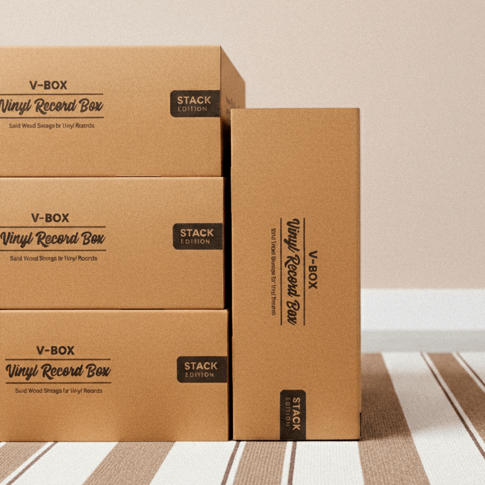 Vinyl Modular x4 — solid Paulownia vinyl storage from Keep Them Spinning