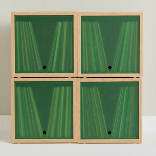 Vinyl Modular x4 — solid Paulownia vinyl storage from Keep Them Spinning