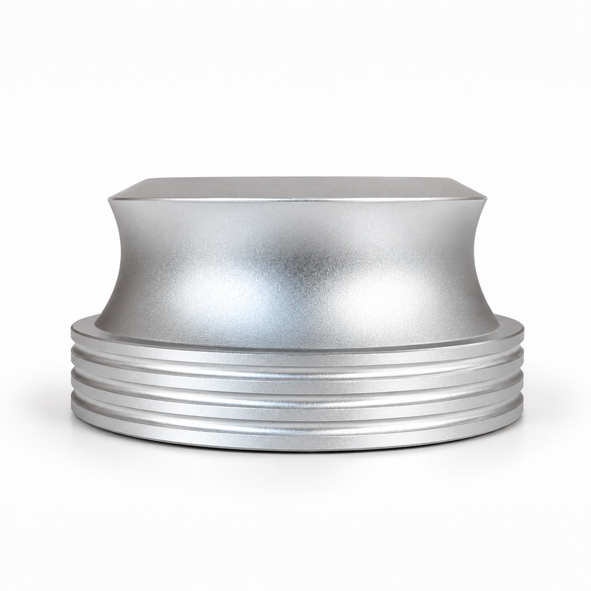 Side profile of the Silver Vinyl Record Stabilizer