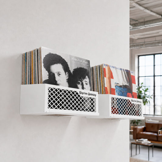 The Flying V — Expositor de Pared para Vinilos, Set de 2 (120 LPs)