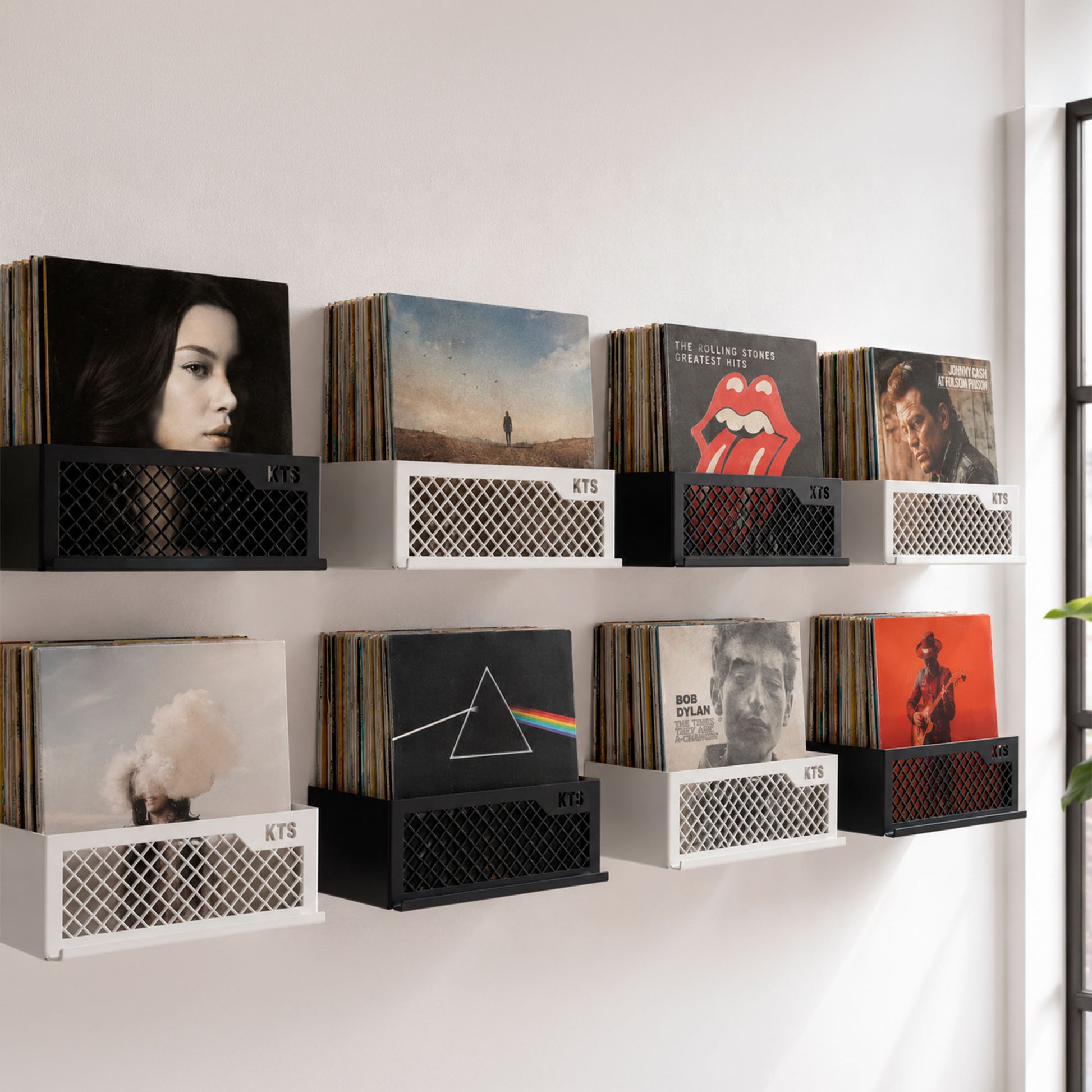 REVISAR: The Flying V x8 — Galería de Pared para Vinilos (480 LPs)