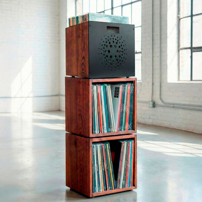 Iroko Rack: Almacenamiento premium para 170+ LP (Edición Limitada).