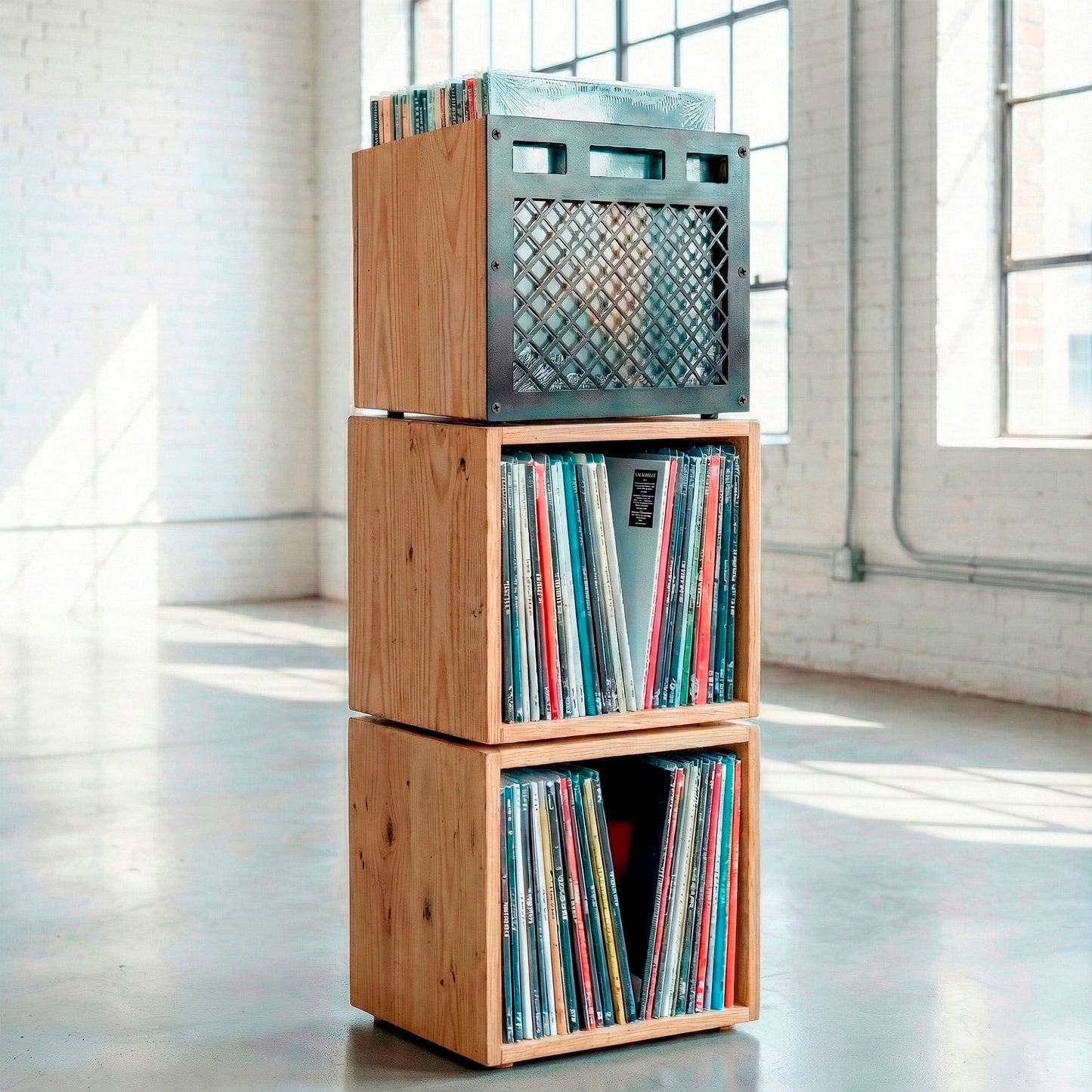 Iroko Rack: Almacenamiento premium para 170+ LP (Edición Limitada).