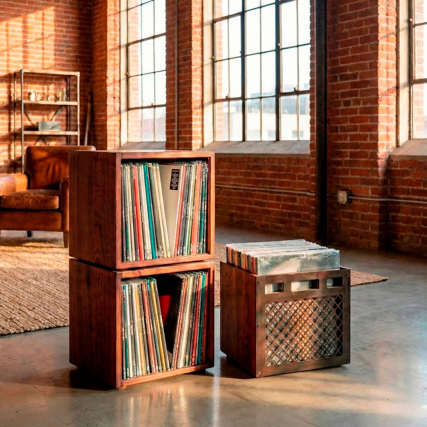 Iroko Rack: Almacenamiento premium para 170+ LP (Edición Limitada).