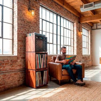 Iroko Rack: Almacenamiento premium para 170+ LP (Edición Limitada).