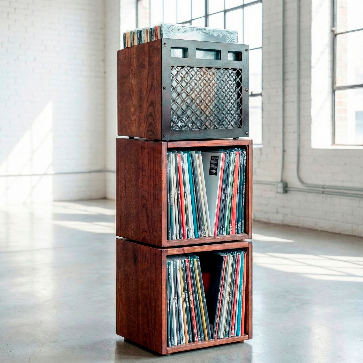 Iroko Rack: Almacenamiento premium para 170+ LP (Edición Limitada).