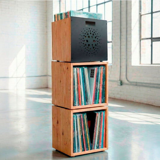 Iroko Rack: Almacenamiento premium para 170+ LP (Edición Limitada).