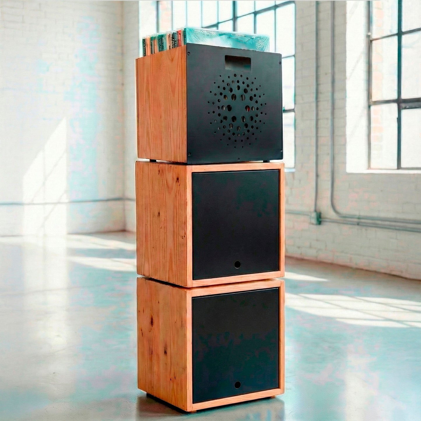 Iroko Rack: Almacenamiento premium para 170+ LP (Edición Limitada).