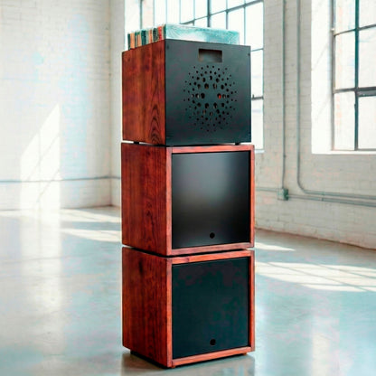 Iroko Rack: Almacenamiento premium para 170+ LP (Edición Limitada).