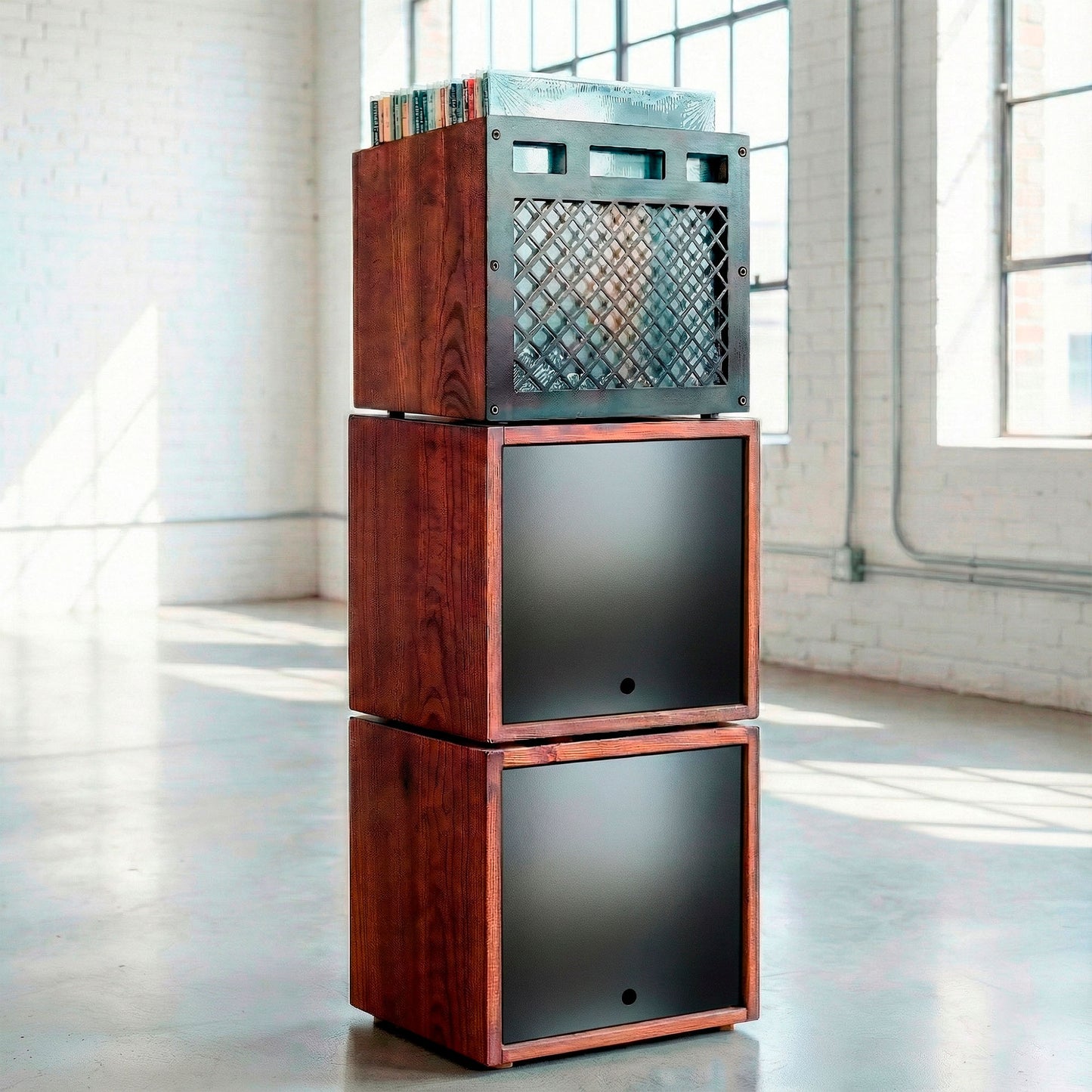 Iroko Rack: Almacenamiento premium para 170+ LP (Edición Limitada).