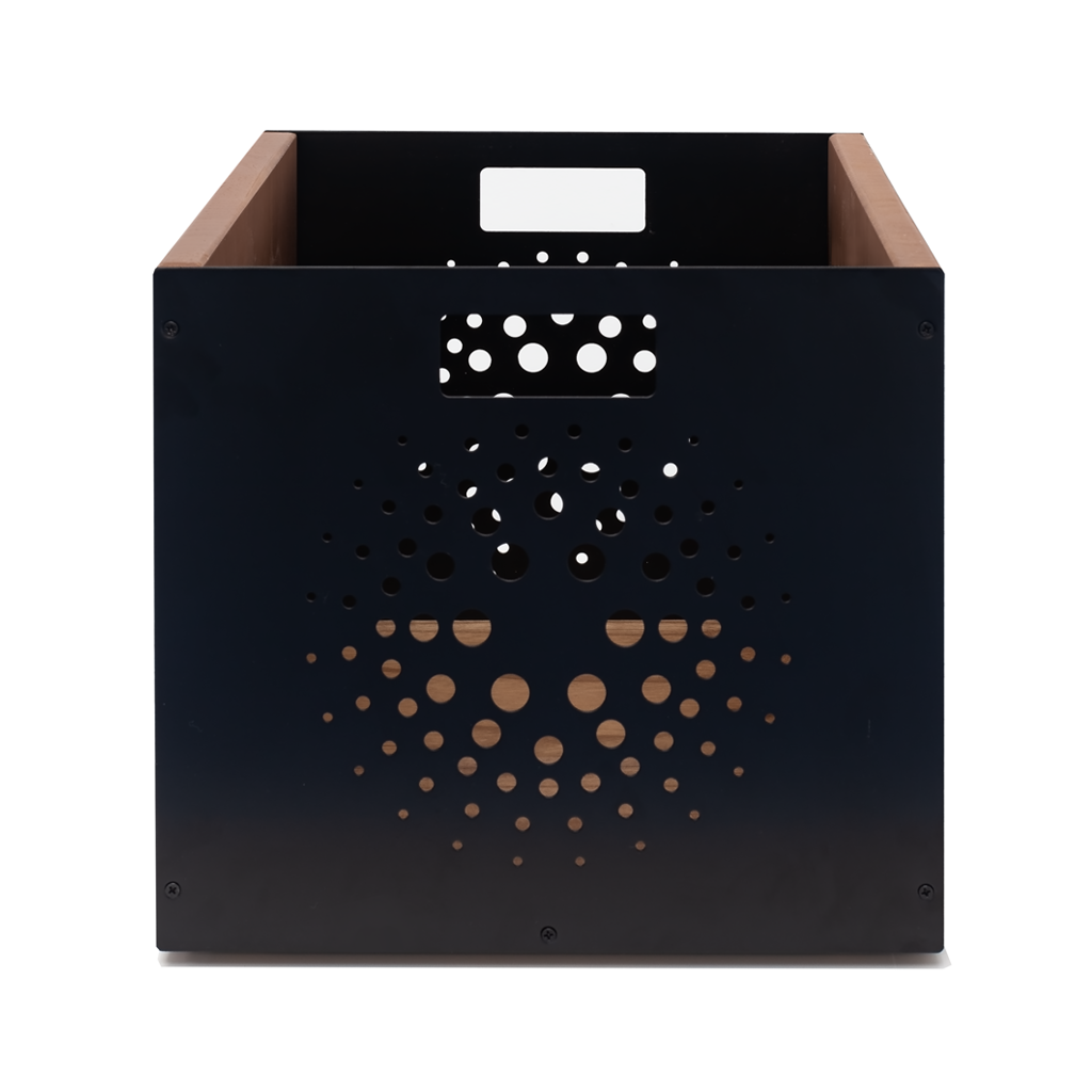 Vinyl Record Box - Orbital Walnut