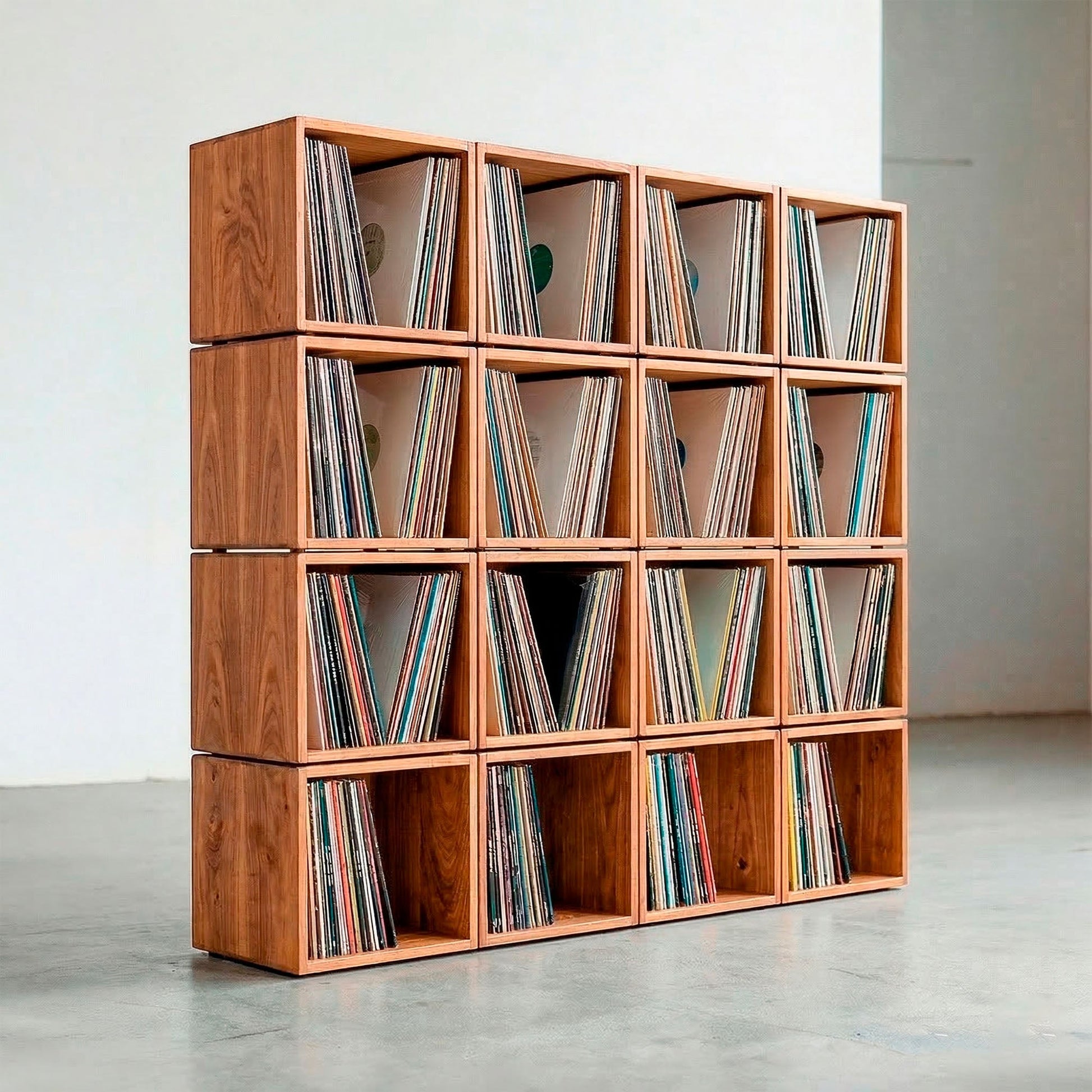Schallplattenregal 800 LPs — The Digger's Library x16
