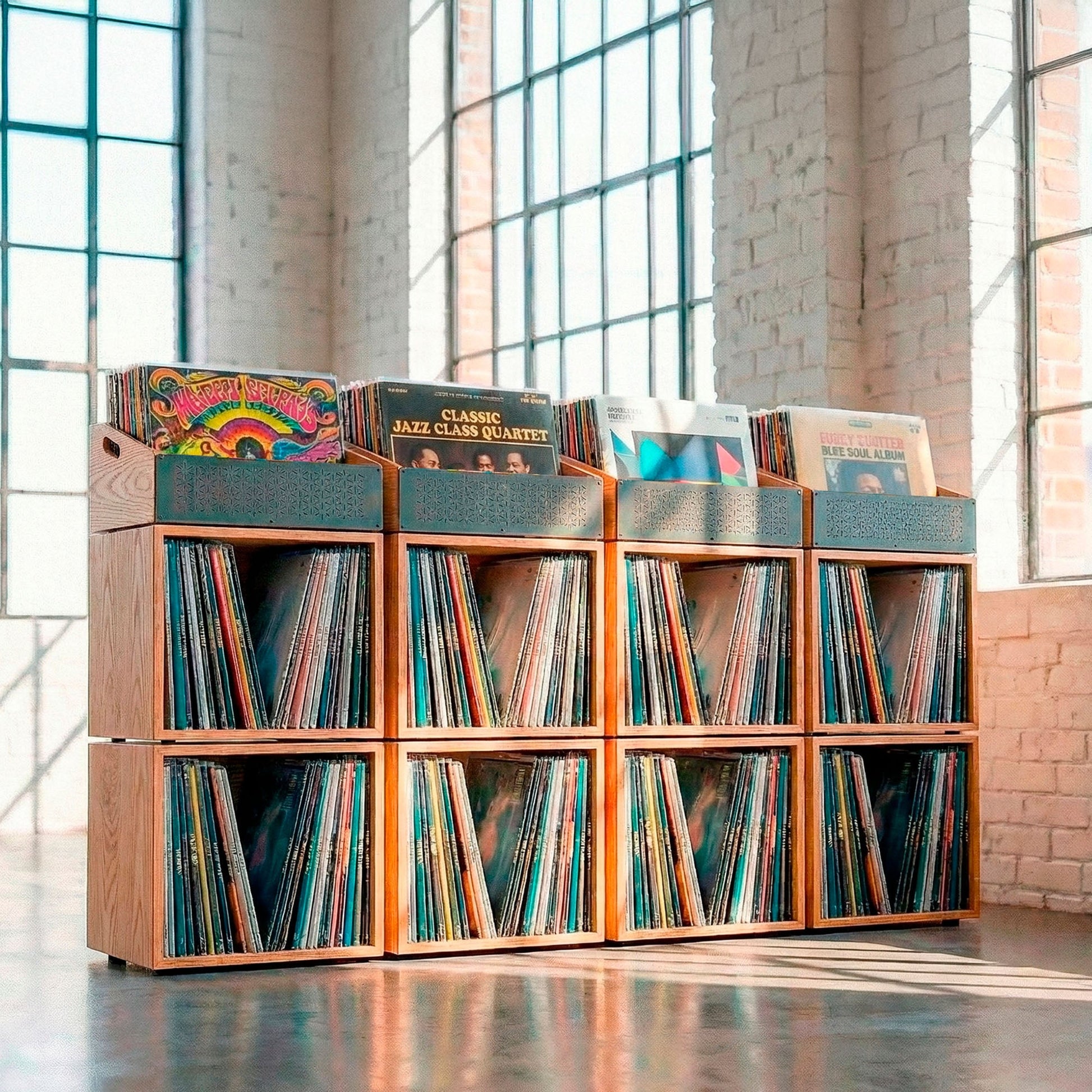 The Digger's Wall — Komplettes Schallplattenregal (600+ LPs)