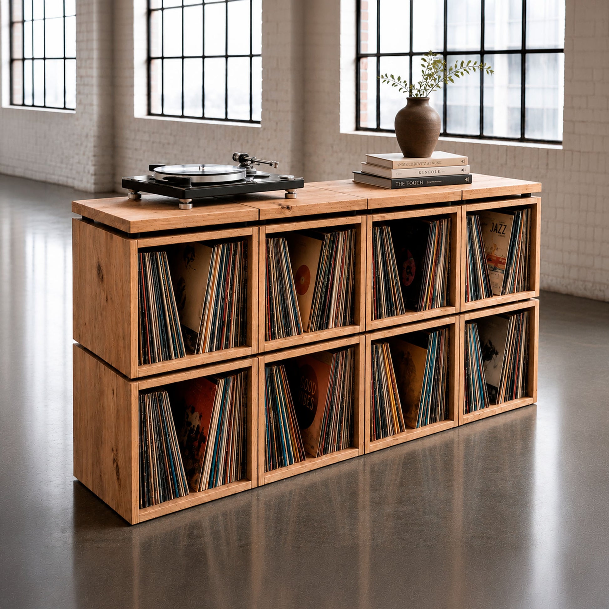 REVISAR: The Station — Mobile Giradischi in Legno Massello