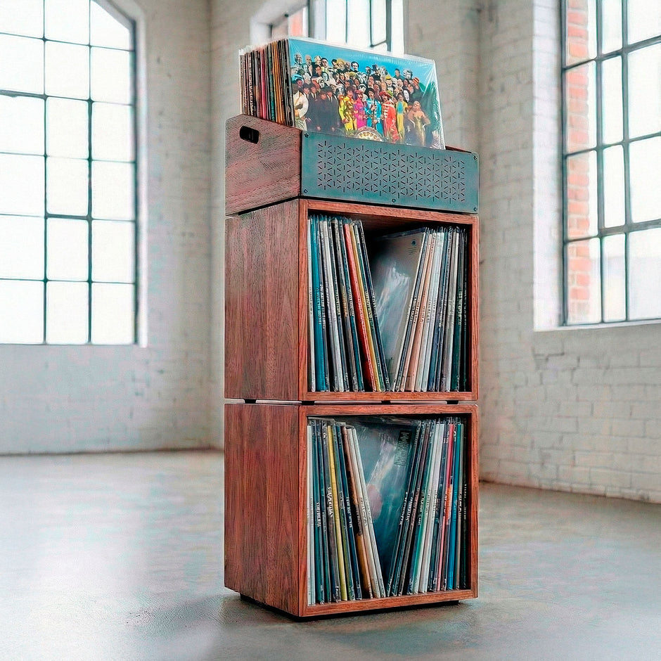 Vinyl Record Storage — Wood & Steel Furniture | Keep Them Spinning™