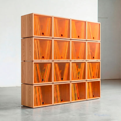 The Digger's Library x16 — Meuble Modulaire pour +800 Vinyles