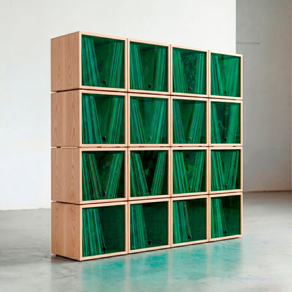 The Digger's Library x16 — Meuble Modulaire pour +800 Vinyles