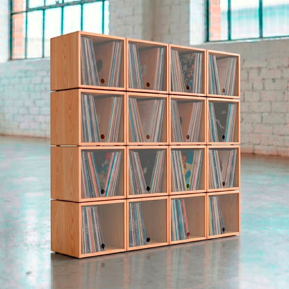 The Digger's Library x16 — Meuble Modulaire pour +800 Vinyles