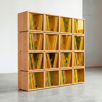 The Digger's Library x16 — Meuble Modulaire pour +800 Vinyles