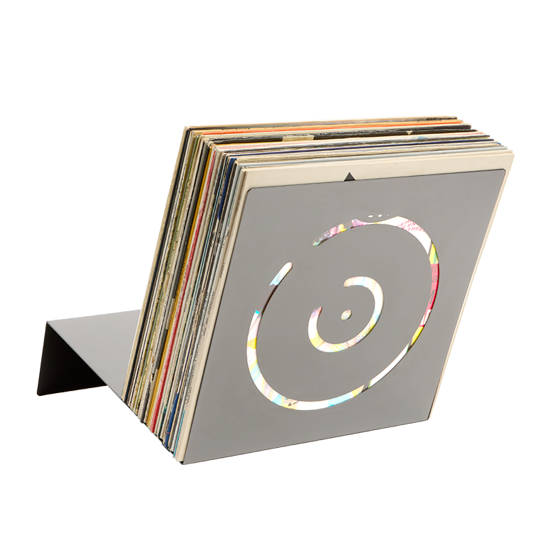 Vinyl Record Display - V Break Grey