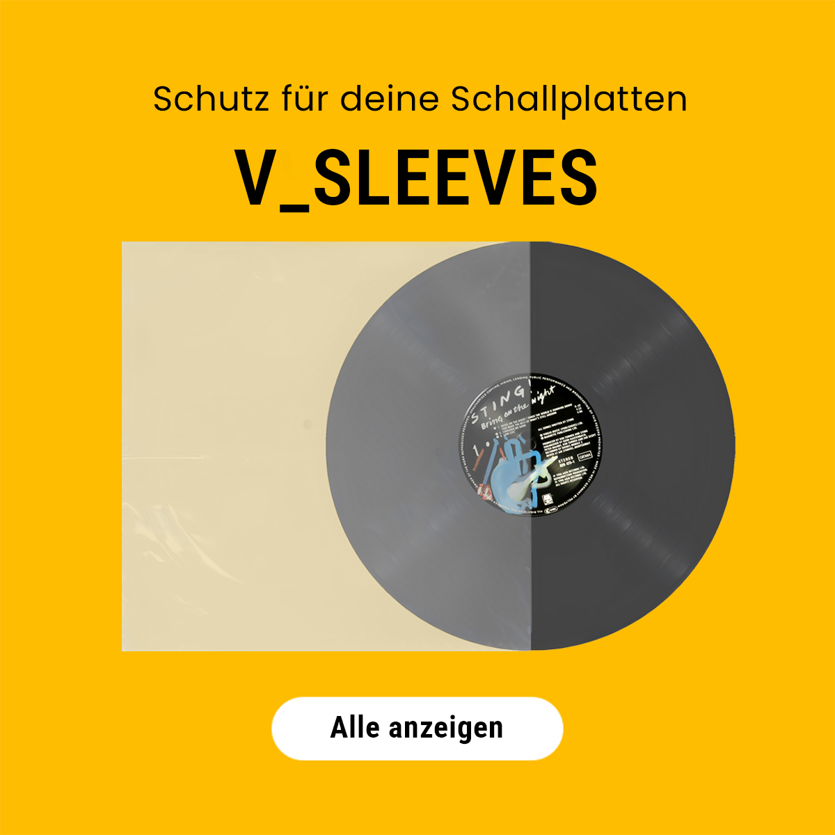 Schutzhüllen für Schallplatten