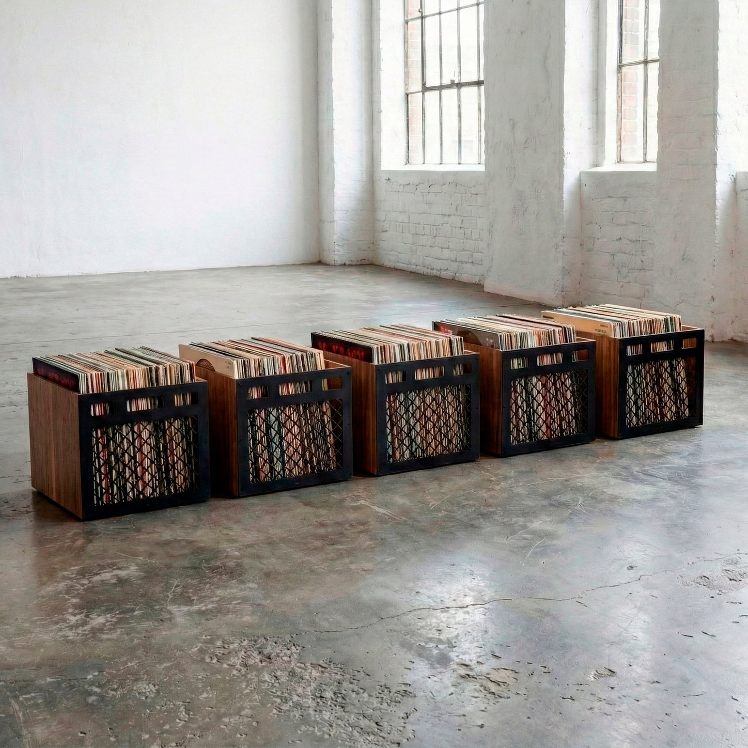 Classic Box x5 – Vinyl Storage for Collectors (+350 LPs) - Keep Them Spinning™