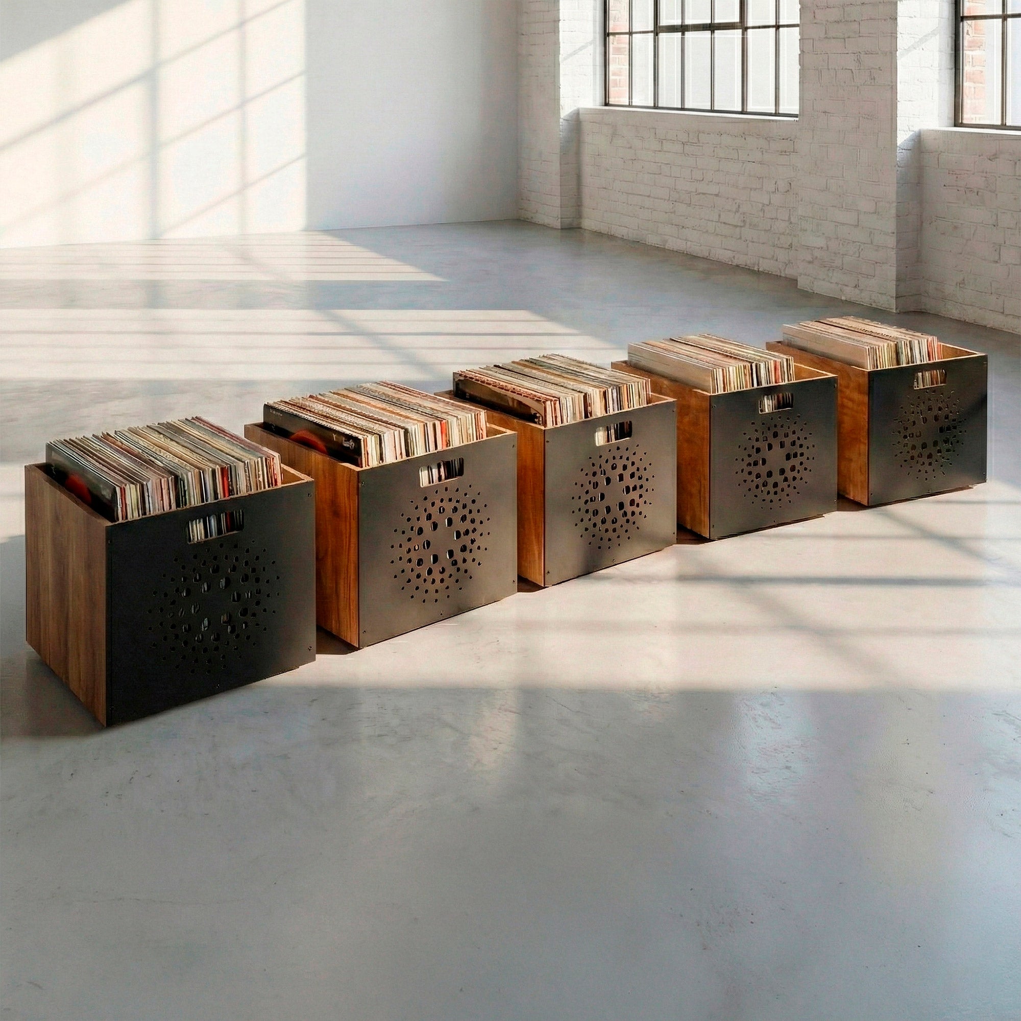 Orbit Box x5 – Premium Record Crates (+350 LPs) - Keep Them Spinning™