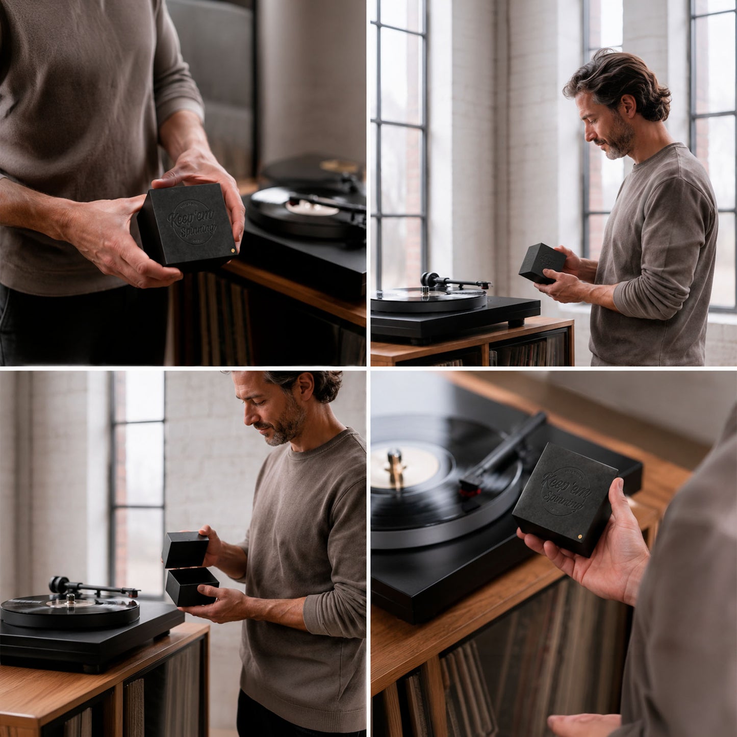Stabilizzatore Vinile Alluminio 420g — Pre-ordine (Spedizione fine giugno 2026)