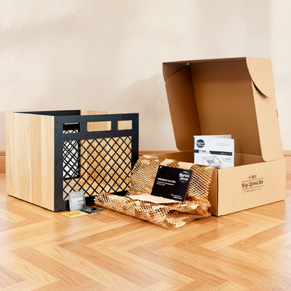 caja vinyl record box