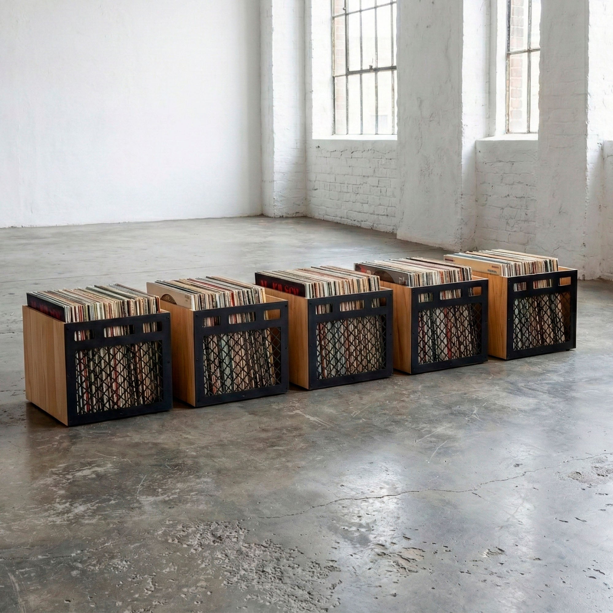 Vinyl Record Box Bundle x5 – 350 LPs | KTS