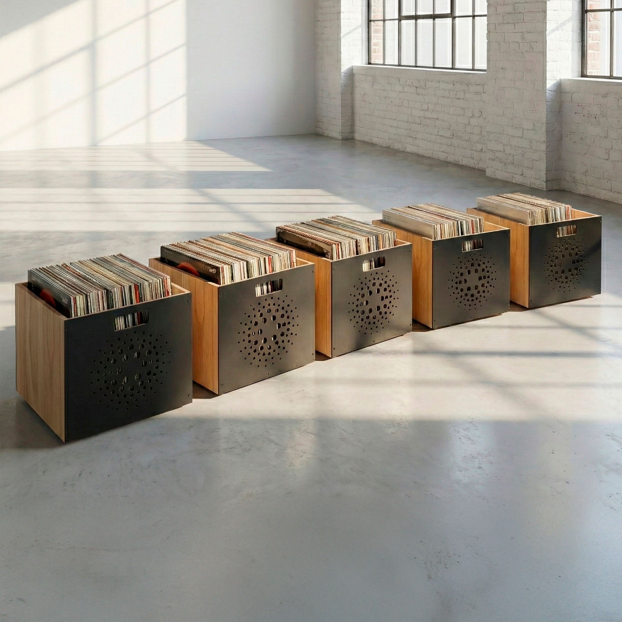 Orbit Box x5 – Premium Record Crates (+350 LPs) - Keep Them Spinning™