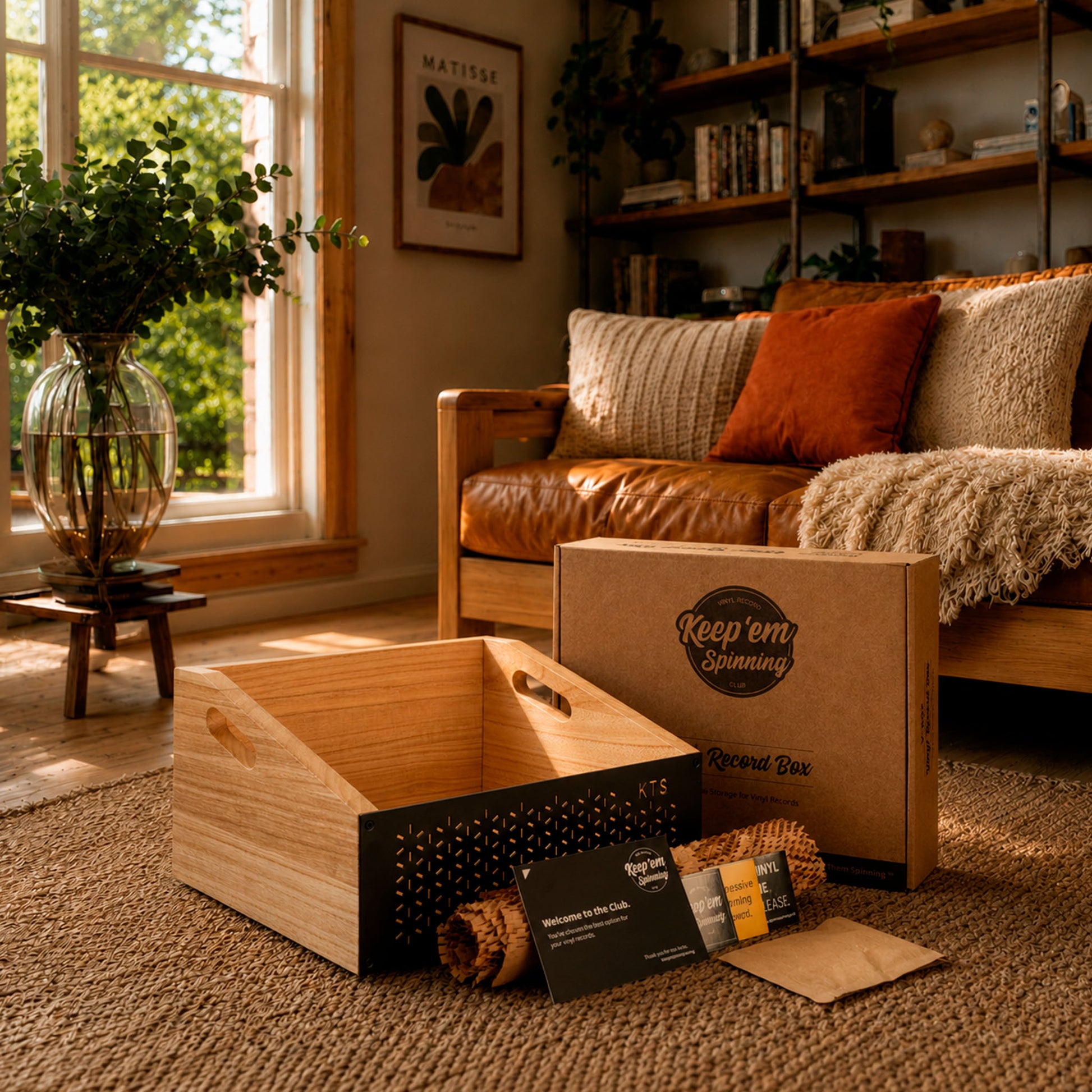 REVISAR: Vinyl Record Crate — 2er-Set (Open-Top, 120 LPs)