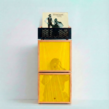 The Digger's Stack: Sistema modular para vinilos (Capacidad 150+ LPs)