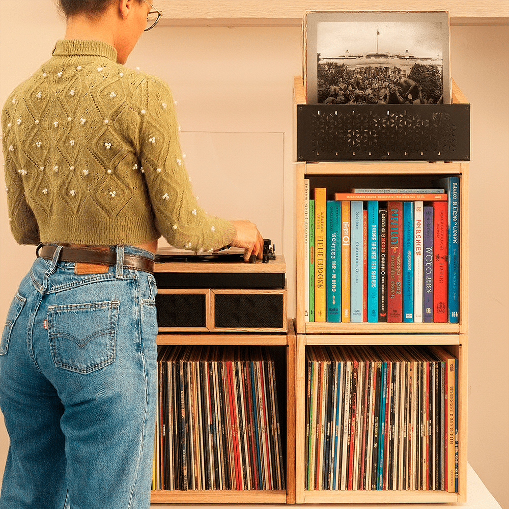 Modular Foreigner - Combined Vinyl Storage System (120+ LPs) - Keep Them Spinning™