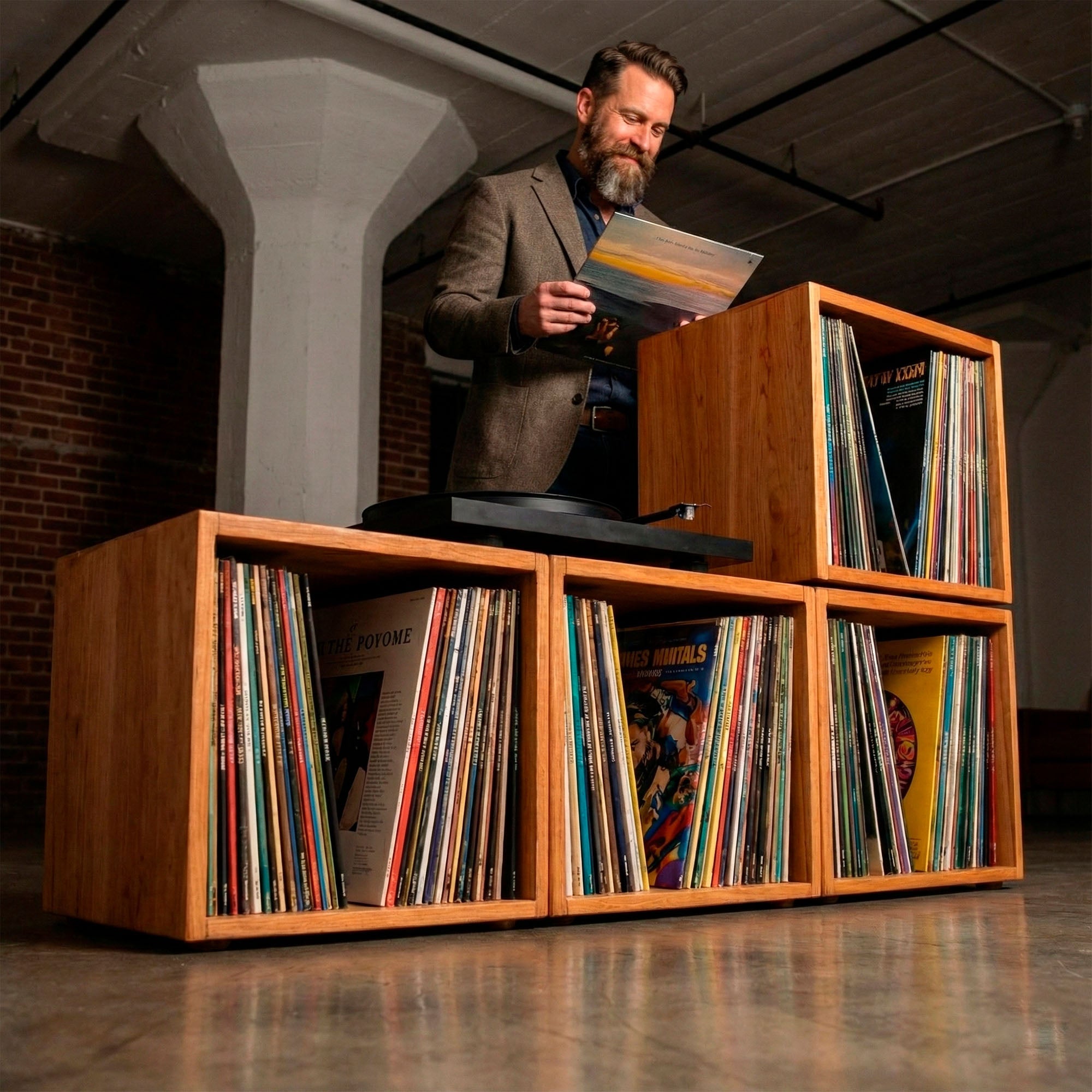 Vinyl Modular x4 - Modular Vinyl Storage System (200+ LPs) - Keep Them Spinning™