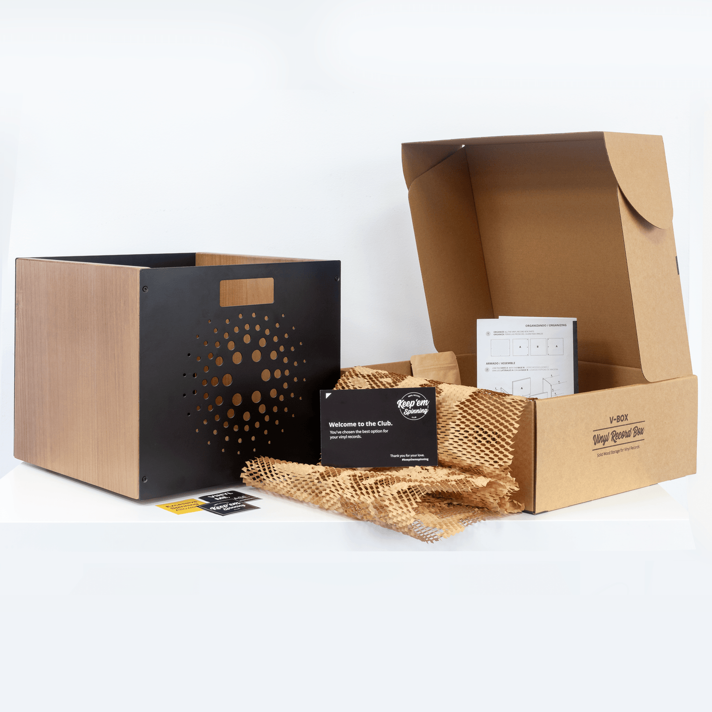 Vinyl Record Box Orbit x5 - Keep Them Spinning™