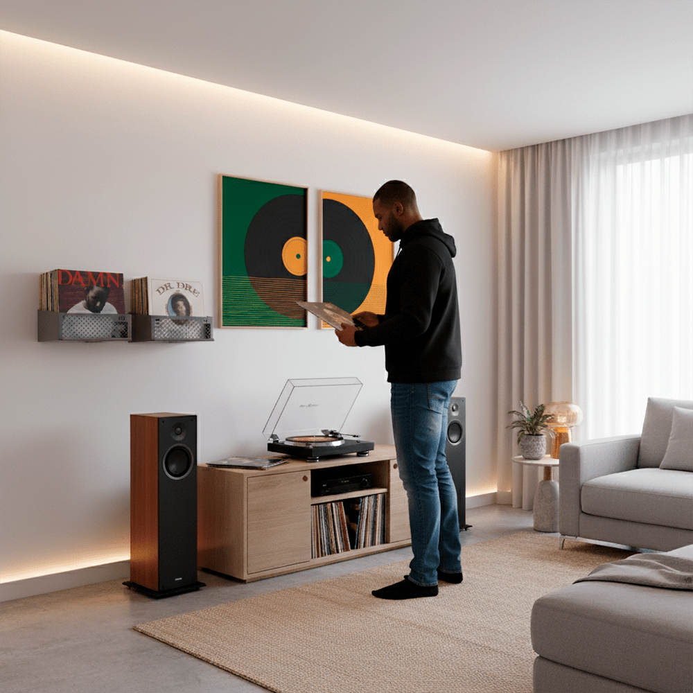 Flying Vinyl Record - Keep Them Spinning™