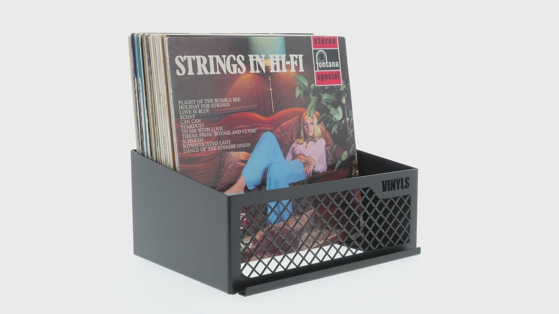 Soporte para Discos de Vinilo 50 LP Negro - Keep Them Spinning – Keep Them  Spinning™