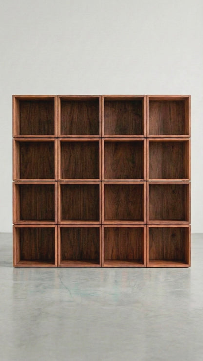 The Digger's Library x16 modular vinyl storage for 800+ LPs