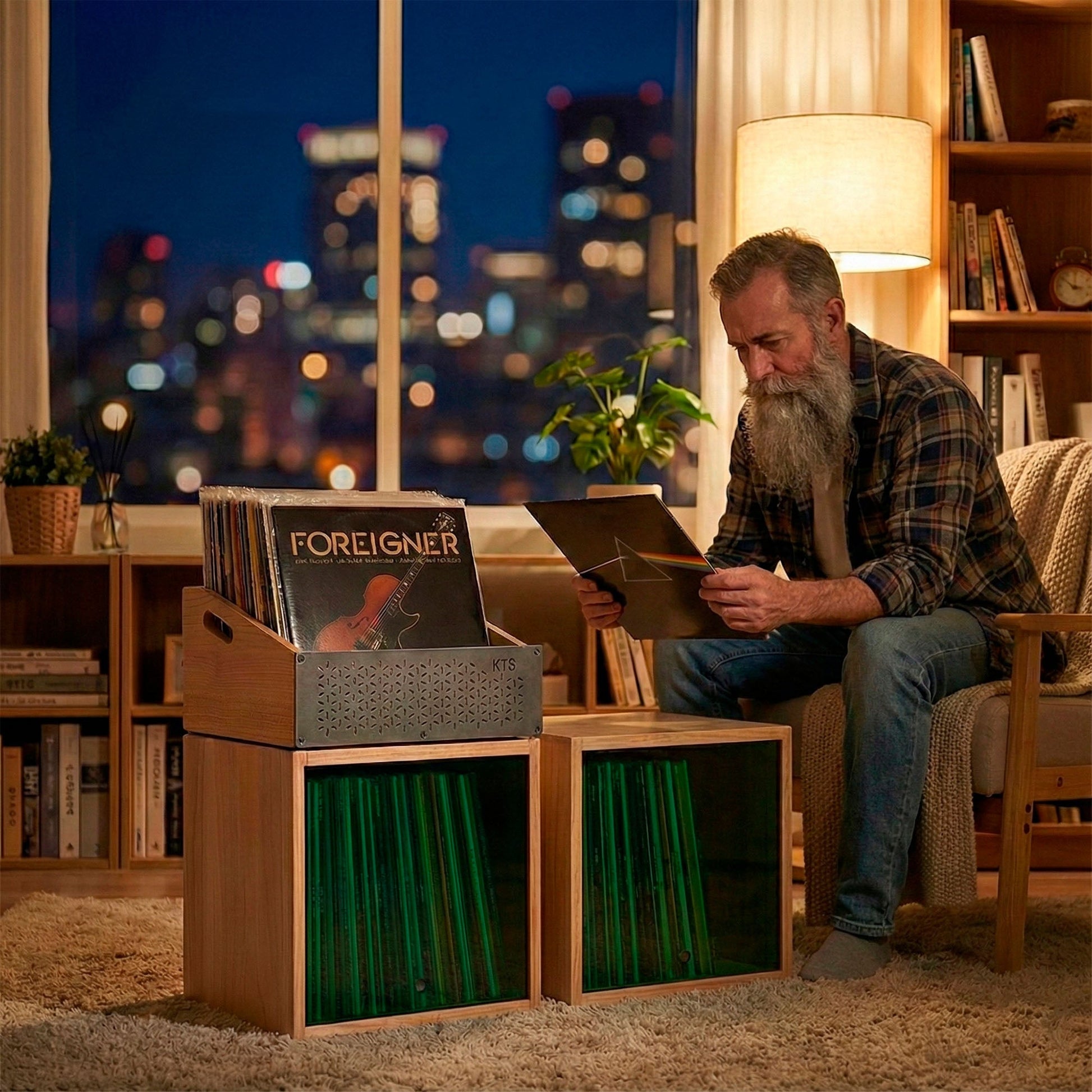 The Black Friday "Digger's Stack": Complete Vinyl Station (150+ LP Capacity) - Keep Them Spinning™