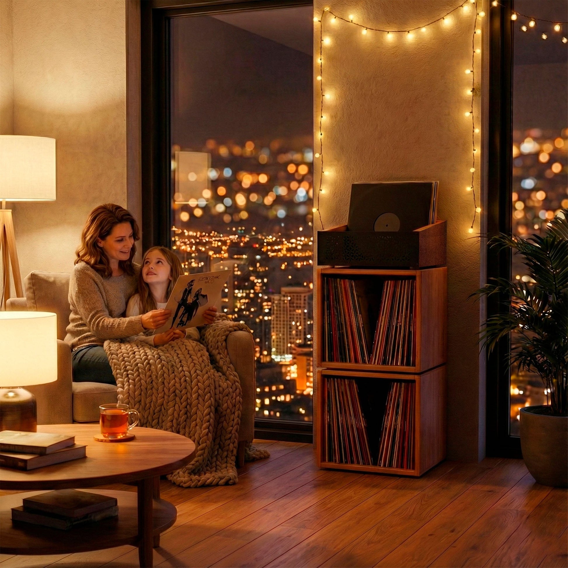 The Black Friday "Digger's Stack": Complete Vinyl Station (150+ LP Capacity) - Keep Them Spinning™