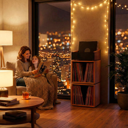 The Black Friday "Digger's Stack": Complete Vinyl Station (150+ LP Capacity) - Keep Them Spinning™