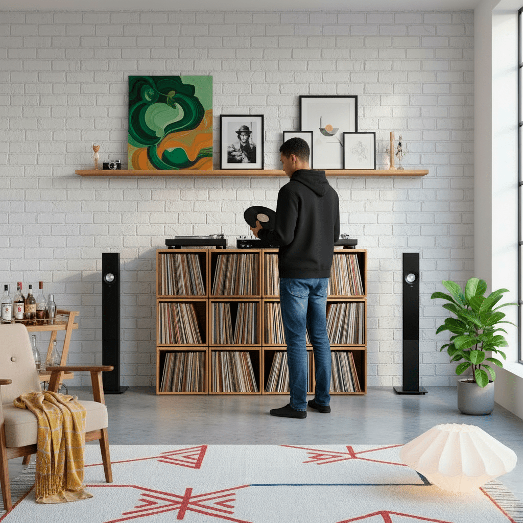 Vinyl Modular - Stackable Vinyl Record Storage (50 LPs) - Keep Them Spinning™